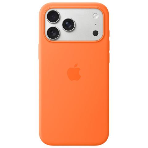 Apple iPhone 17 Pro Max Silicone Case With MagSafe Orange