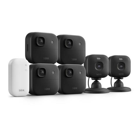 Blink 2K+ Video Doorbell With Mini Camera And Adaptors Set Black B0H2XKPJZB