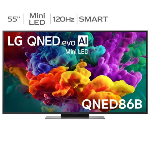 LG 55 Inch QNED86B EVO AI Mini LED 4K Smart TV 55QNED86BSA