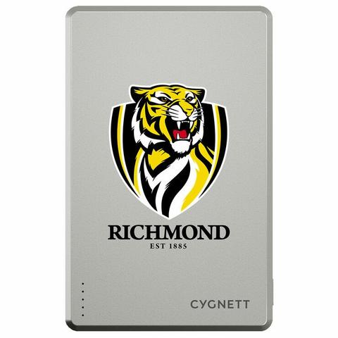 Cygnett 5K Slim Mag Power Bank Richmond Tigers CY5372PBCHE
