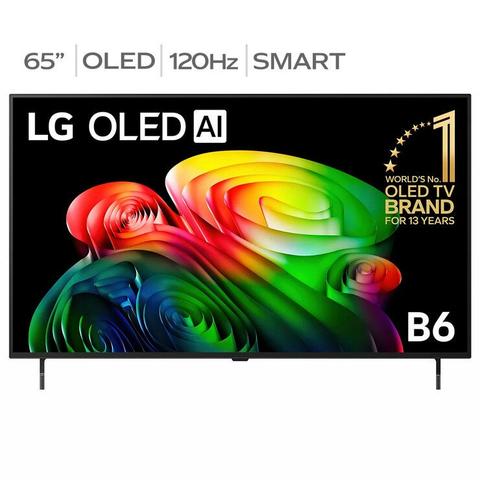 LG 65 Inch OLED AI B6 4K Smart TV OLED65B6PSA