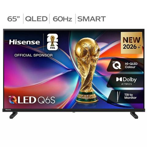 Hisense 65 Inch Q6SAU QLED 4K Smart TV 65Q6SAU