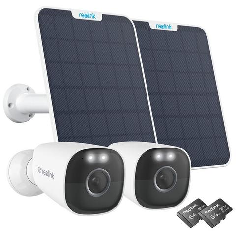 Reolink Argus Eco Ultra + Reolink Solar Panel2 2 Pack BWB4K09SP64-2PK