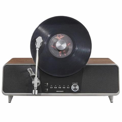 Crosley Beck Vertical Automatic Record Player Walnut CR6049A-WA4