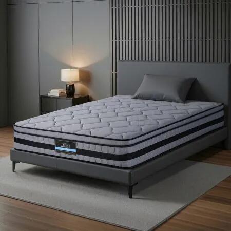 Giselle Bedding 34cm King Single Mattress Hybrid, Pocket Spring Bed Mattress