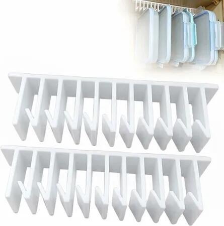 Slot Lid Organizer,10-Slot Hanging Organizer in Cabinet,2pcs