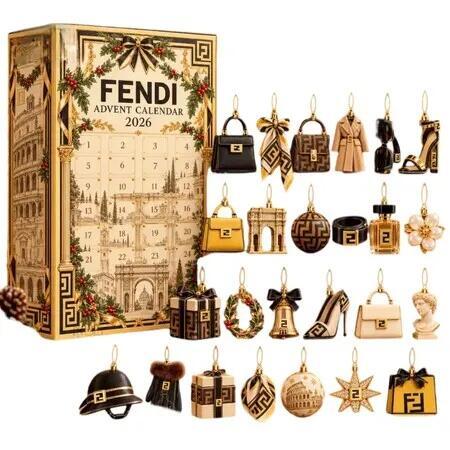 Luxury Brand Hand Bag  Christmas Advent Calendar 2026 Blind Box Countdown  Acrylic Christmas Tree ornaments Women Surprise  Holiday Family Fun