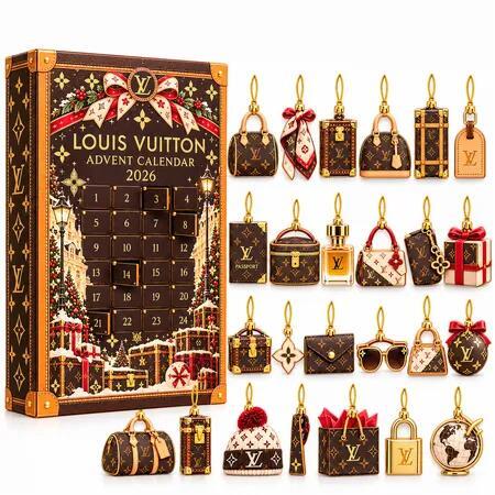 Luxury Brand Hand Bag  Christmas Advent Calendar 2026 Blind Box Countdown Her  mes Acrylic Christmas Tree ornaments Women Surprise  Holiday Family Fun