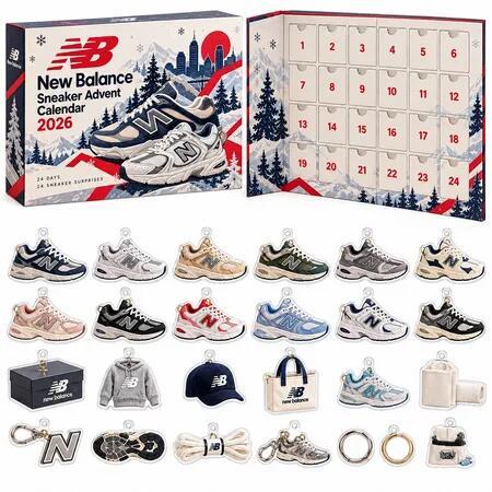 Running Sports  Sneakers Classic Retro shoesChristmas Advent Calendar 2026 Blind Box Countdown Acrylic  Tree ornaments  Surprise  Holiday Family Fun