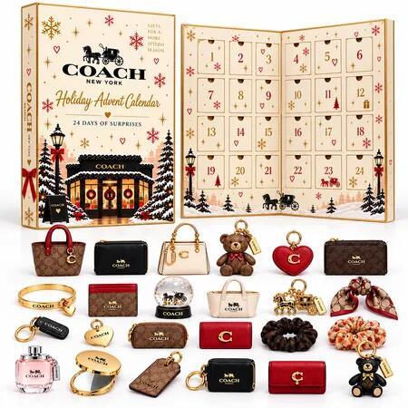 Luxury Brand Hand Bag  Christmas Advent Calendar 2026 Blind Box Countdown Her  mes Acrylic Christmas Tree ornaments Women Surprise  Holiday Family Fun
