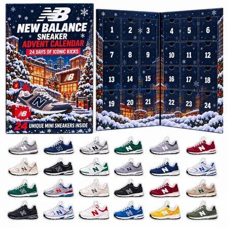 Running Sports  Sneakers Classic Retro shoesChristmas Advent Calendar 2026 Blind Box Countdown Acrylic  Tree ornaments  Surprise  Holiday Family Fun