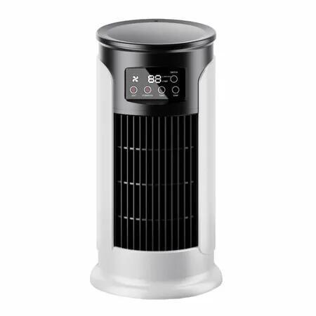 Misting Tower Fan, 6 Speeds Portable Spray Cooling Fan with Humidifier, Touch Control Timer, Ice Crystal Air Cooler for Home Office Bedroom