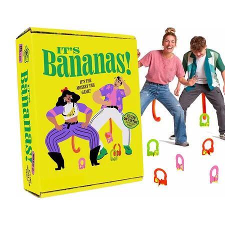 Bananas, The Hilarious Monkey Tail Party Game for Men Women and Families, Funny White Elephant Game for Halloween, Thanksgiving, Christmas