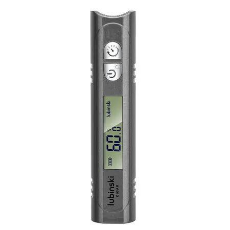 Digital Cigar Hygrometer, Portable Cigar Humidity Meter with LCD Display, Built-in Stand and Stopwatch, Accurate Moisture Tester for Humidor