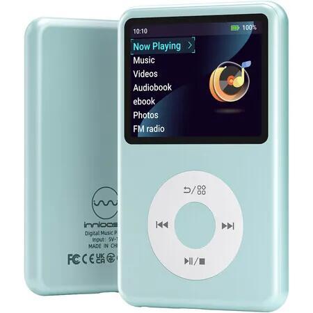 64GB MP3 Player with Bluetooth Portable Music Digital Players Supports Playlist Audiobook Video