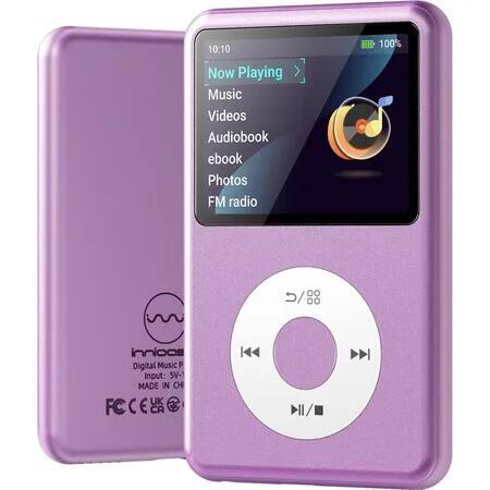 64GB MP3 Player with Bluetooth Portable Music Digital Players Supports Playlist Audiobook Video