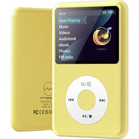 64GB MP3 Player with Bluetooth Portable Music Digital Players Supports Playlist Audiobook Video