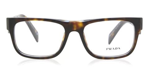 Prada PR 22ZV 19J1O1 Men's Glasses Tortoiseshell Size 55 - Private Health Rebate - Blue Light Block Available