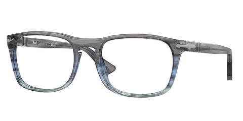 Persol PO3344V 1205 Men's Glasses Grey Size 54 - Private Health Rebate - Blue Light Block Available