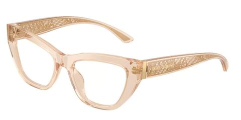 Dolce & Gabbana DG3412 3432 Women’s Glasses Brown Size 51 - Private Health Rebate - Blue Light Block Available