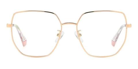 Polaroid PLD D508/G Asian Fit DDB Women’s Glasses Gold Size 53 - Private Health Rebate - Blue Light Block Available