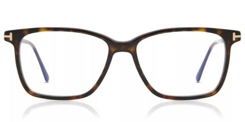 Tom Ford FT5478-B 052 Blue-Light Block Men's Glasses Tortoiseshell Size 55 - Private Health Rebate - Blue Light Block Available