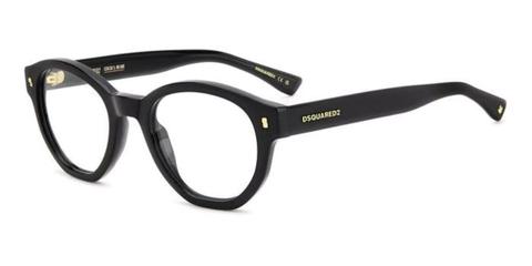 Dsquared2 D2 0131 807 Men's Glasses Black Size 50 - Private Health Rebate - Blue Light Block Available