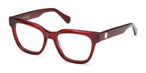 Max & Co. MO5187 066 Women’s Glasses Red Size 49 - Private Health Rebate - Blue Light Block Available