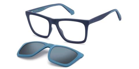 Polaroid PLD D591/C with Clip-on FLL/5X Men's Glasses  Size 55 - Private Health Rebate - Blue Light Block Available