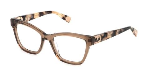 Furla VFU865 G73Y Men's Glasses Brown Size 52 - Private Health Rebate - Blue Light Block Available