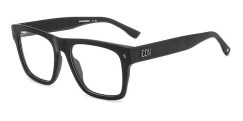 Dsquared2 ICON 0018 003 Men's Glasses Black Size 54 - Private Health Rebate - Blue Light Block Available