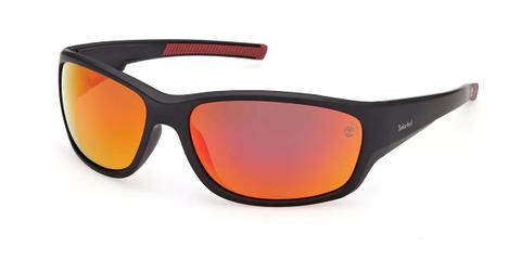Timberland TB00083 Polarized 02D Men's Sunglasses Black Size 67