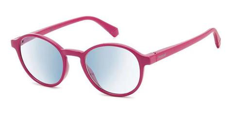 Polaroid PLD 0034/R/BB Readers B3V/G6 Blue-Light Block Men's Glasses Purple Size +1.00 - Private Health Rebate - Blue Light Block Available