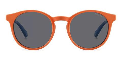 Polaroid PLD 8061/S Kids Polarized L7Q/M9 Kids' Sunglasses Orange Size 46