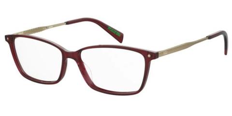 Levi's LV 5055 C9A Women’s Glasses Red Size 54 - Private Health Rebate - Blue Light Block Available