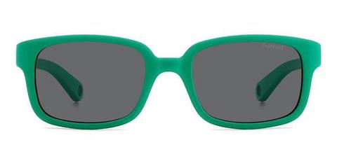 Polaroid PLD K008/S Kids Polarized DLD/M9 Kids' Sunglasses Green Size 44