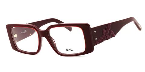 MCM MW5003 069 Women’s Glasses Burgundy Size 52 - Private Health Rebate - Blue Light Block Available