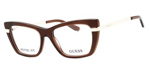 Guess GU50246 048 Women’s Glasses Brown Size 50 - Private Health Rebate - Blue Light Block Available