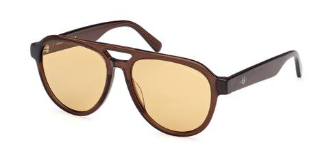 Gant GA00010 48E Men's Sunglasses Brown Size 56
