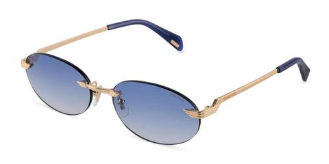 Police SPLU09 ELECTRA 1 300K Women’s Sunglasses Gold Size 58