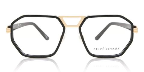 Privé Revaux PLYMOUTH 2M2 Men's Glasses Black Size 59 - Private Health Rebate - Blue Light Block Available