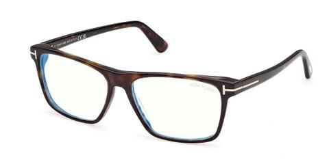 Tom Ford FT6170-B 052 Blue-Light Block Men's Glasses Tortoiseshell Size 56 - Private Health Rebate - Blue Light Block Available