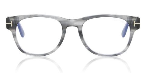 Tom Ford FT5898-B 020 Blue-Light Block Men's Glasses Grey Size 52 - Private Health Rebate - Blue Light Block Available