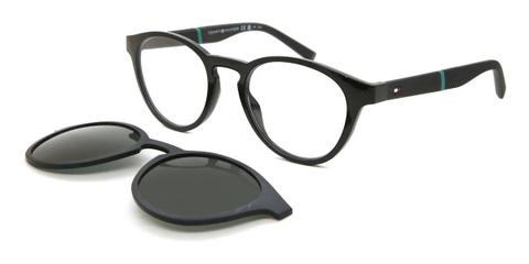Tommy Hilfiger TH 1902/CS With Clip-On 807/UC Men's Glasses Black Size 50 - Private Health Rebate - Blue Light Block Available