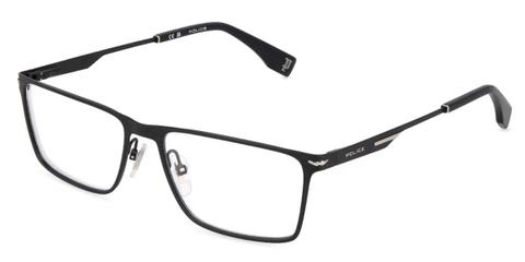 Police VPLV39 CHAMP LITE 7 0531 Men's Glasses Black Size 55 - Private Health Rebate - Blue Light Block Available