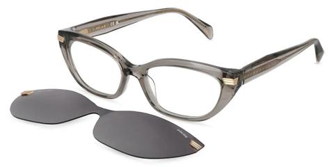 Police UPLV70 NOVA 4 With Clip-On 98ZP Women’s Glasses Clear Size 54 - Private Health Rebate - Blue Light Block Available