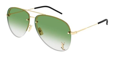 Saint Laurent CLASSIC 11 M 010 Men's Sunglasses Gold Size 59