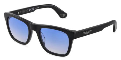 Police SPLE37N ORIGINS BULLET 1 700B Men's Sunglasses Black Size 52