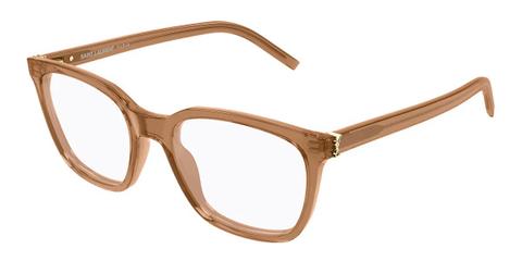 Saint Laurent SL M129 009 Men's Glasses Brown Size 51 - Private Health Rebate - Blue Light Block Available