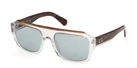 Guess GU00367 26N Men's Sunglasses Clear Size 56